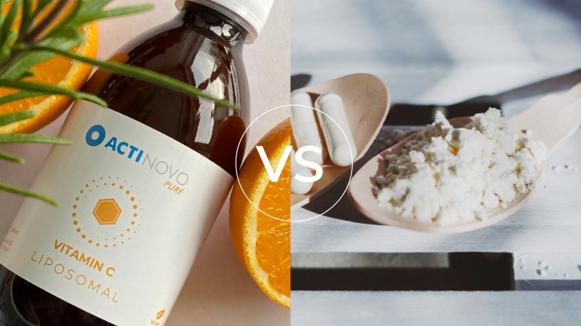 glutathione powder vs liquid Rho Liposomal Liposomal liquid vs. liposomal powder