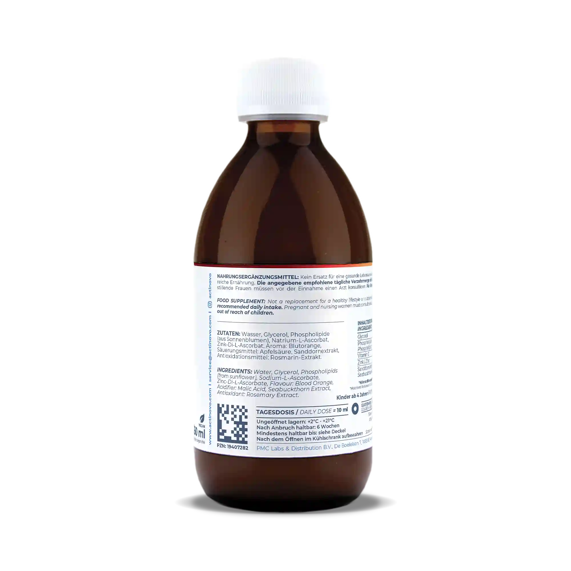 Zinc + Vitamin C Liposomal | Flavoured 25 1000