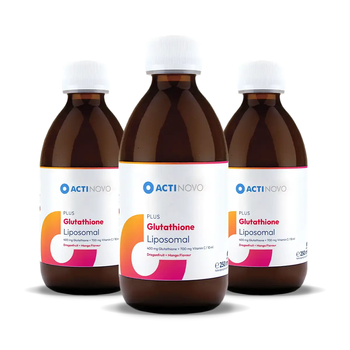 3x Liposomales Glutathion | mit Aroma