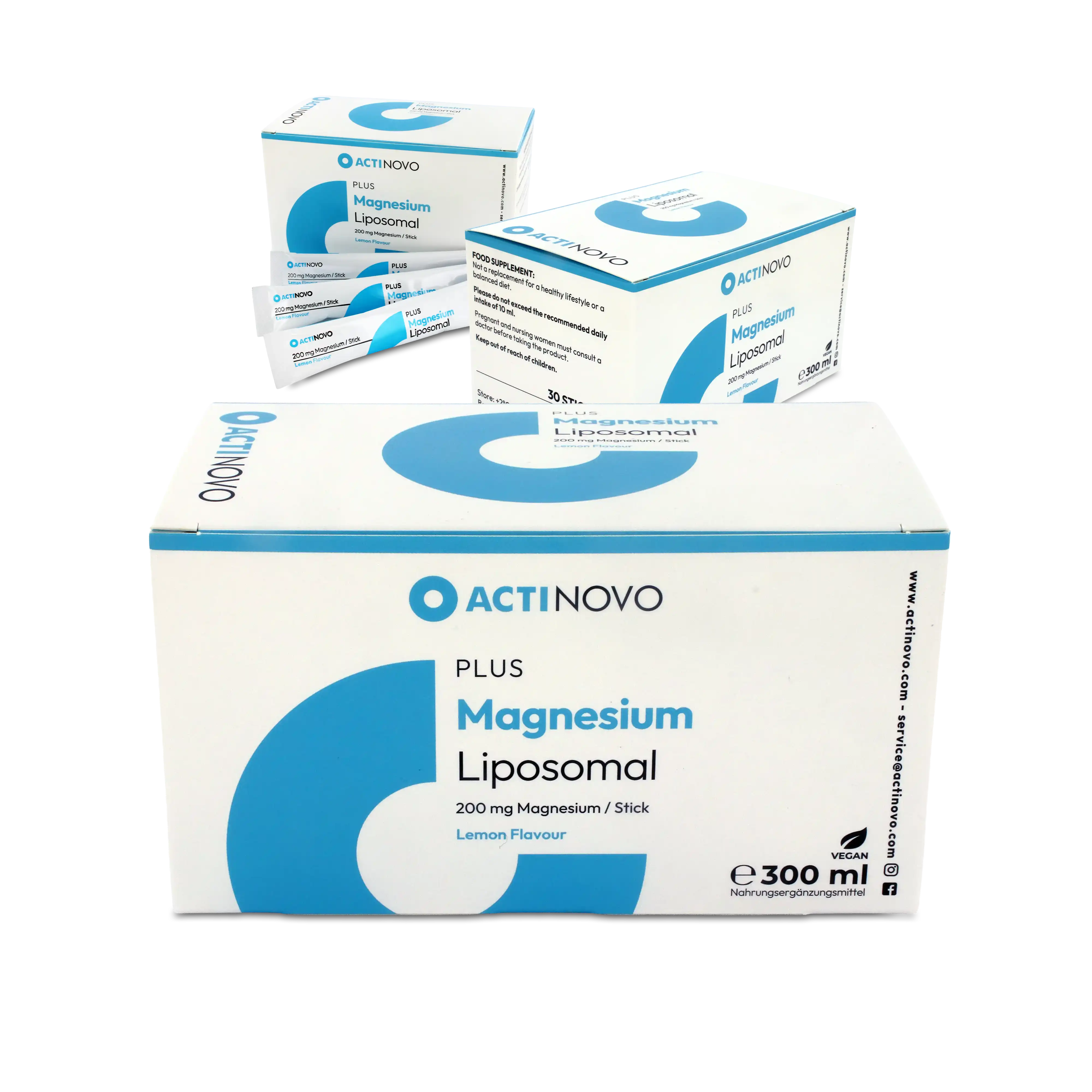 3x Liposomales Magnesium Sticks