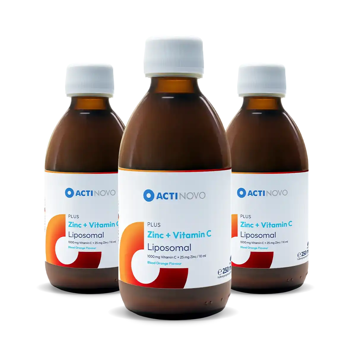 3x Liposomales Zink + Vitamin C | mit Aroma
