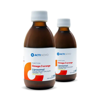 2x Liposomales Omega 3 orange | mit Aroma