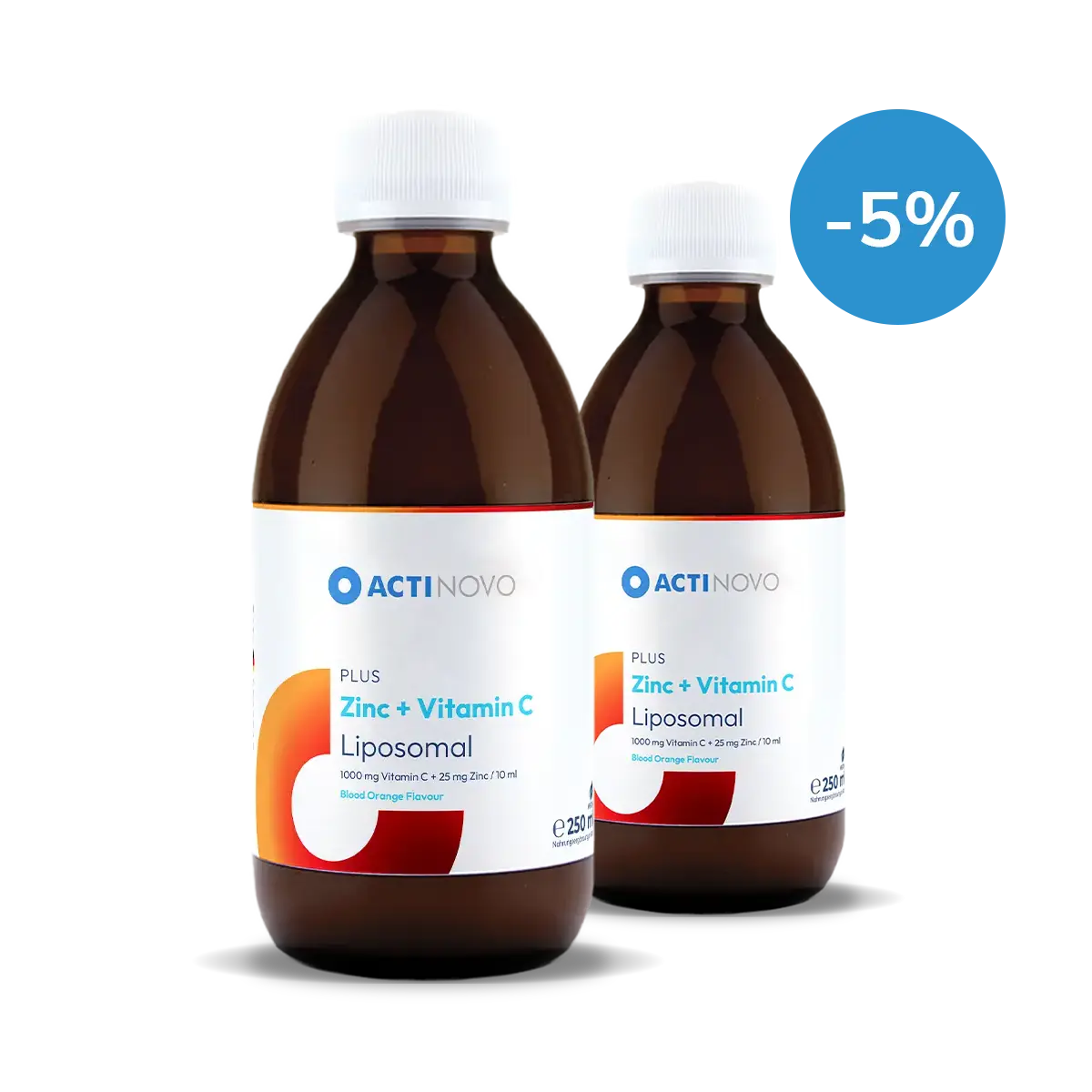 2x Liposomales Zink + Vitamin C | mit Aroma
