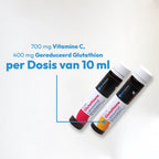 Glutathion smaaktest Liposomaal | 5 x 10 ml met en 2 x 10 ml zonder aroma
