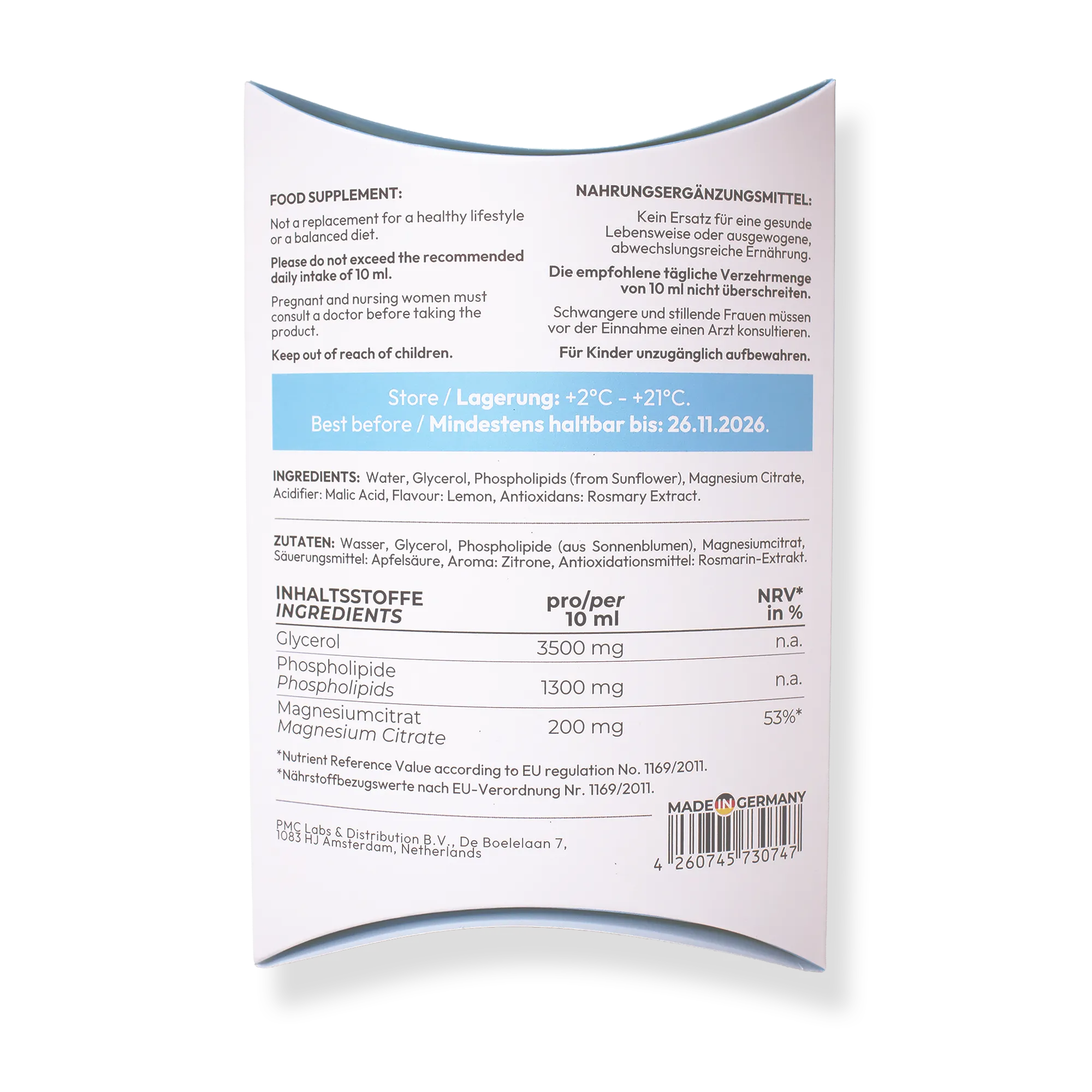 Magnesium Sticks Liposomal | Flavoured 200 one week