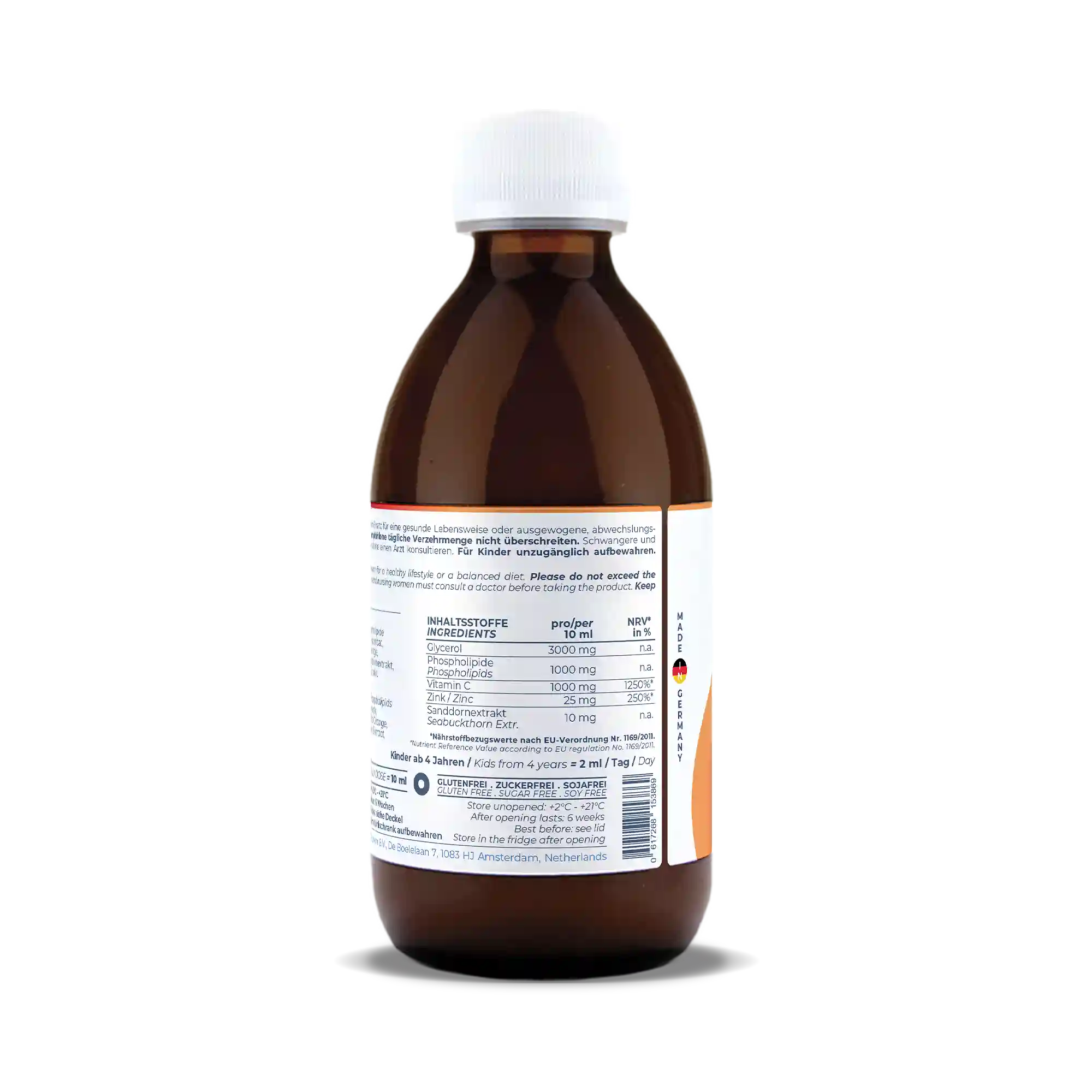 Zinc + Vitamin C Liposomal | Flavoured 25 1000