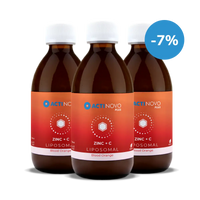 3x Liposomales Zink + Vitamin C | mit Aroma